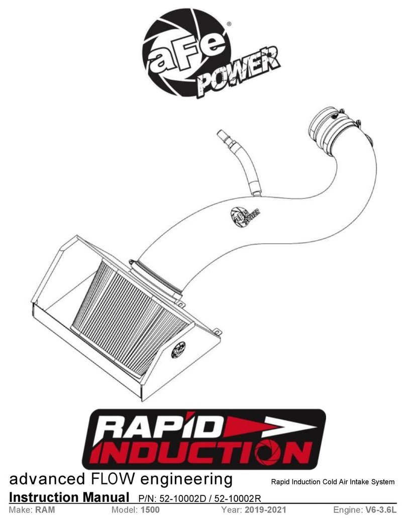 aFe Power 52-10002D User manual aFe Power 52-10002D User manual