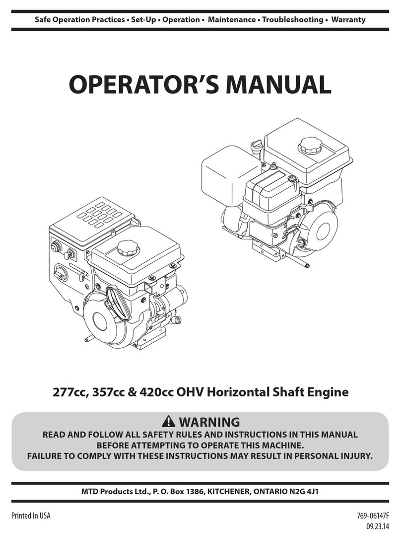 MTD 31AH65KG500 User manual