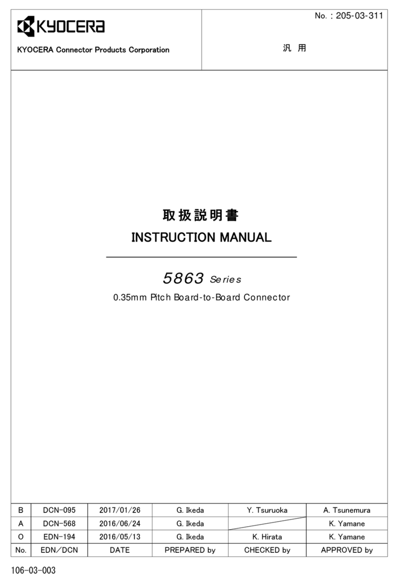 Kyocera 5863 Series User manual Kyocera 5863 Series User manual