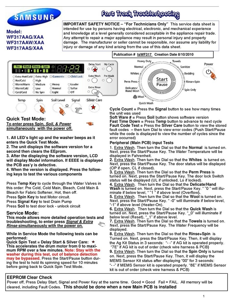 Samsung WF317AAG/XAA User manual Samsung WF317AAG/XAA User manual