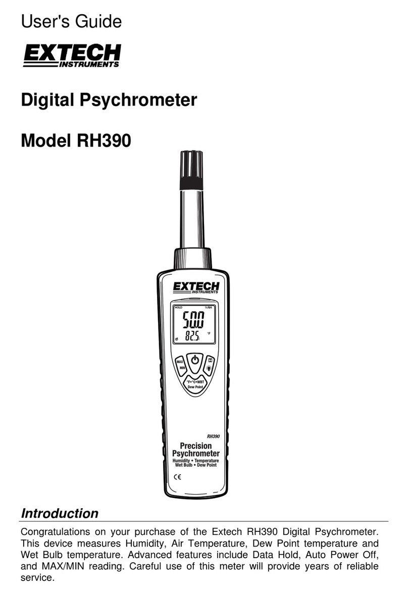 Extech Instruments RH390 User manual