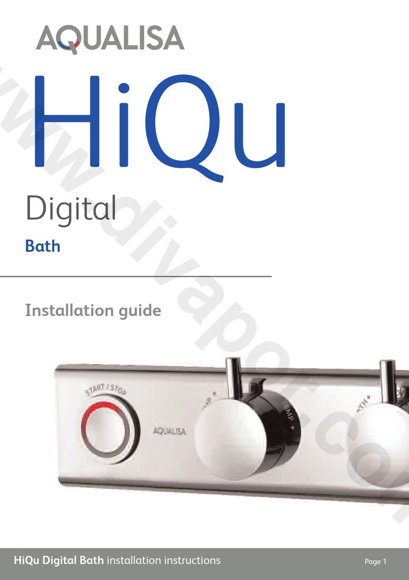 Aqualisa HiQu HQD1005 User manual Aqualisa HiQu HQD1005 User manual
