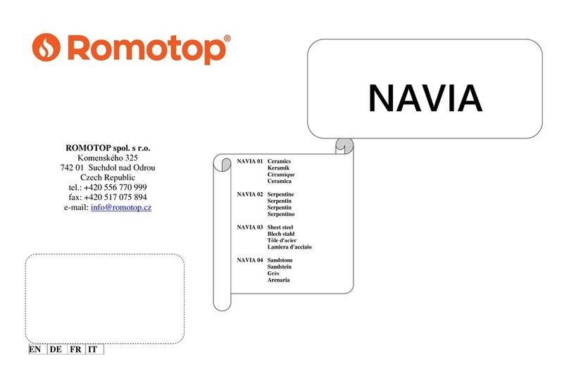 Romotop NAVIA Series User manual