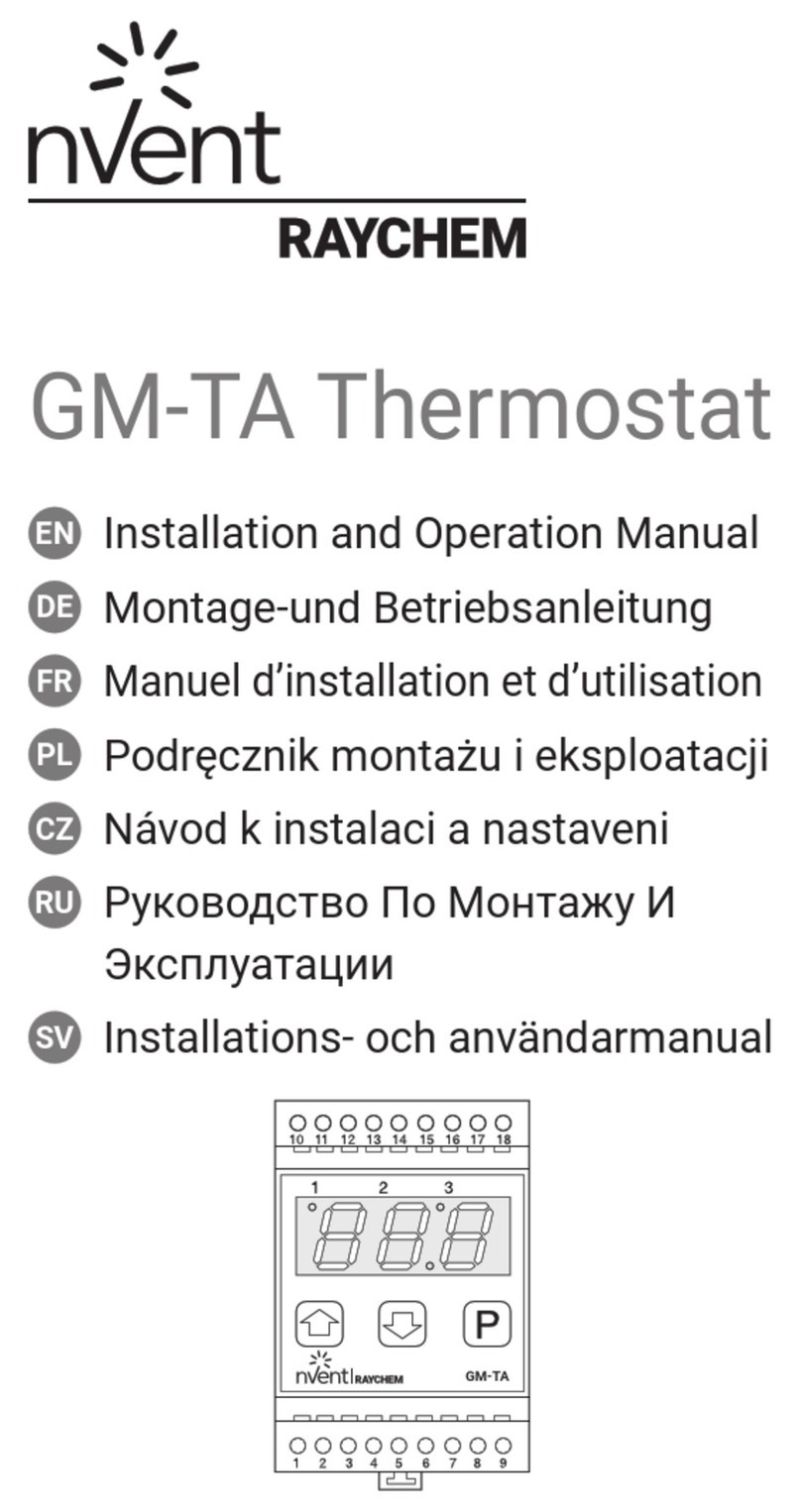 nVent RAYCHEM GM-TA User manual