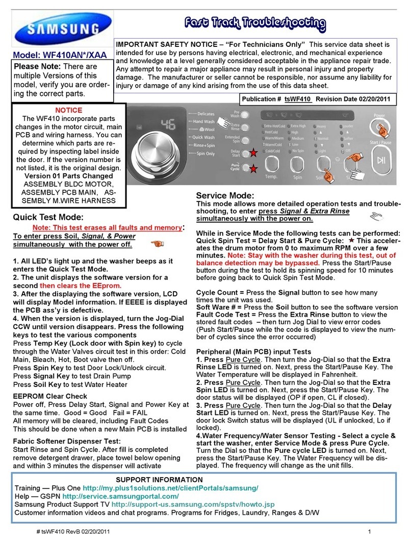 Samsung WF410AN User manual
