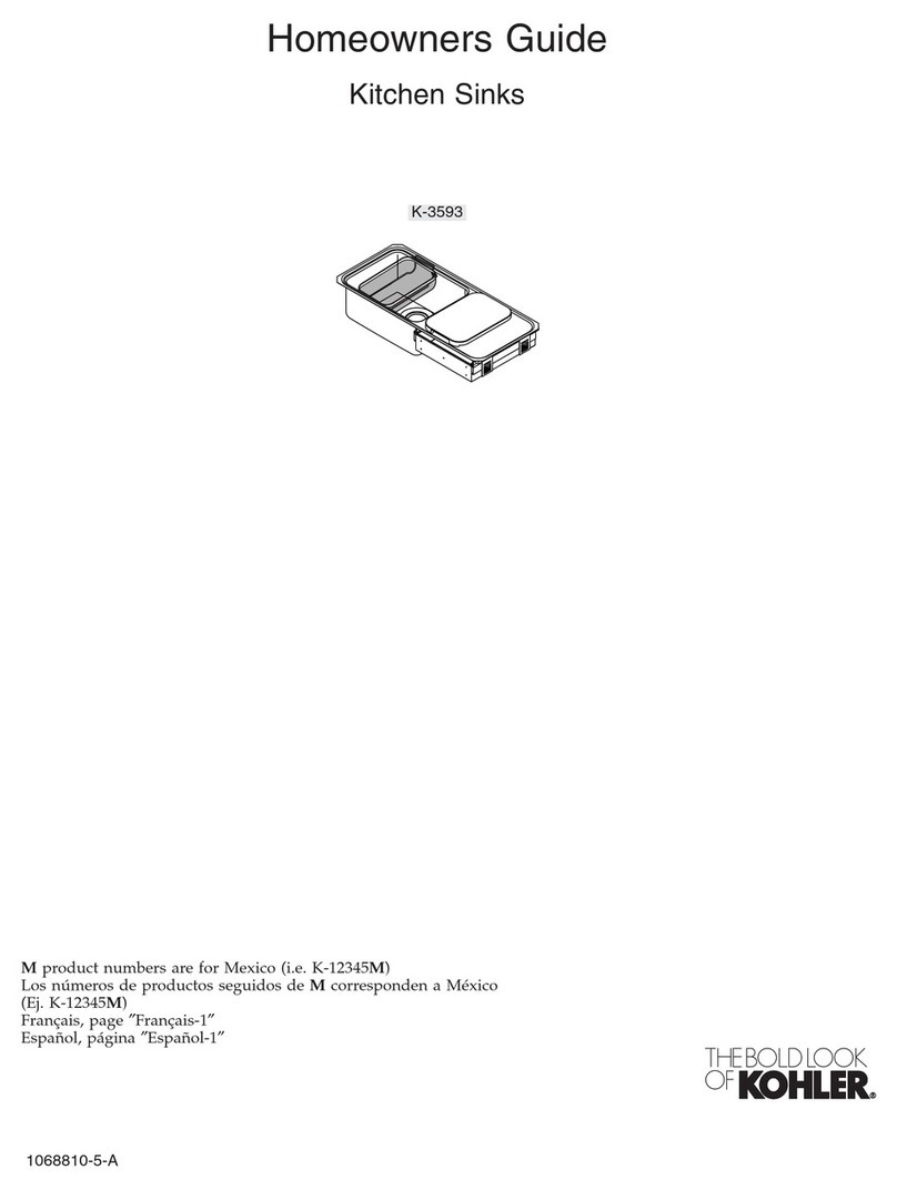 Kohler K-3593-L User manual Kohler K-3593-L User manual