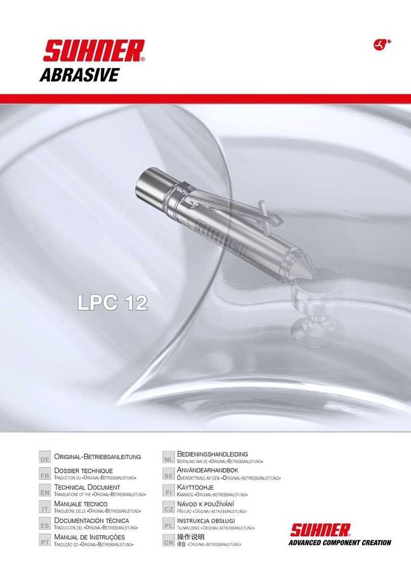 SUHNER ABRASIVE LPC 12 Technical manual