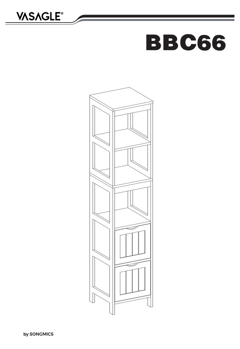 Songmics VASAGLE BBC66 Assembly instructions