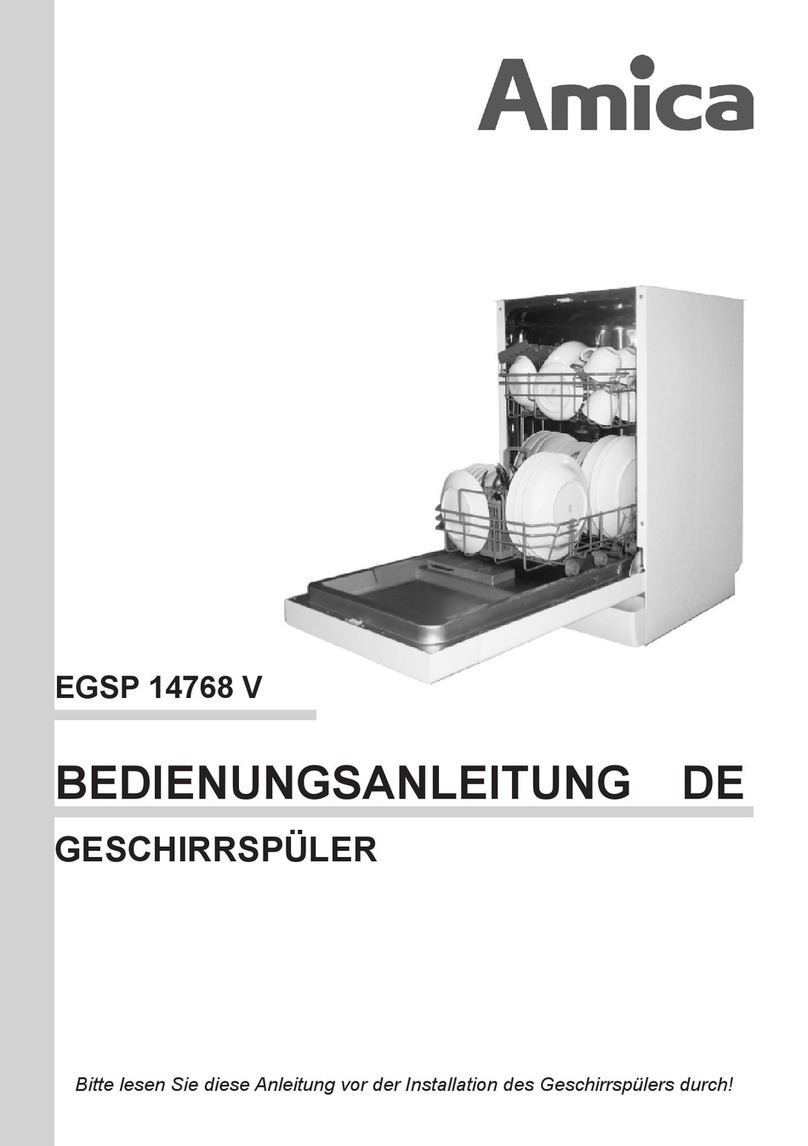 Amica EGSP 14768 V operating instructions