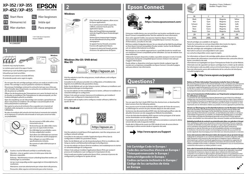 Epson XP-352 Instruction Manual
