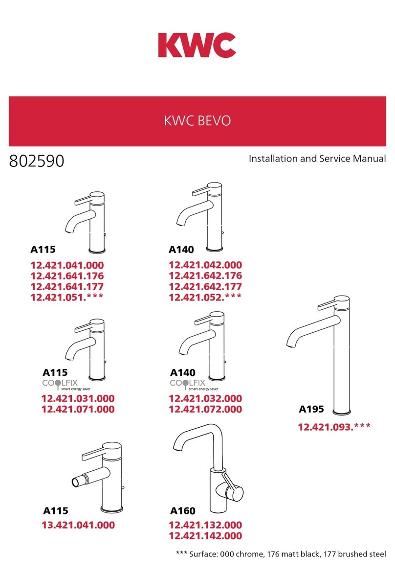 KWC A115 12.421.051 Series Manual KWC A115 12.421.051 Series Manual