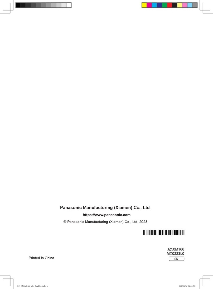 Panasonic MJ-CB600 User manual