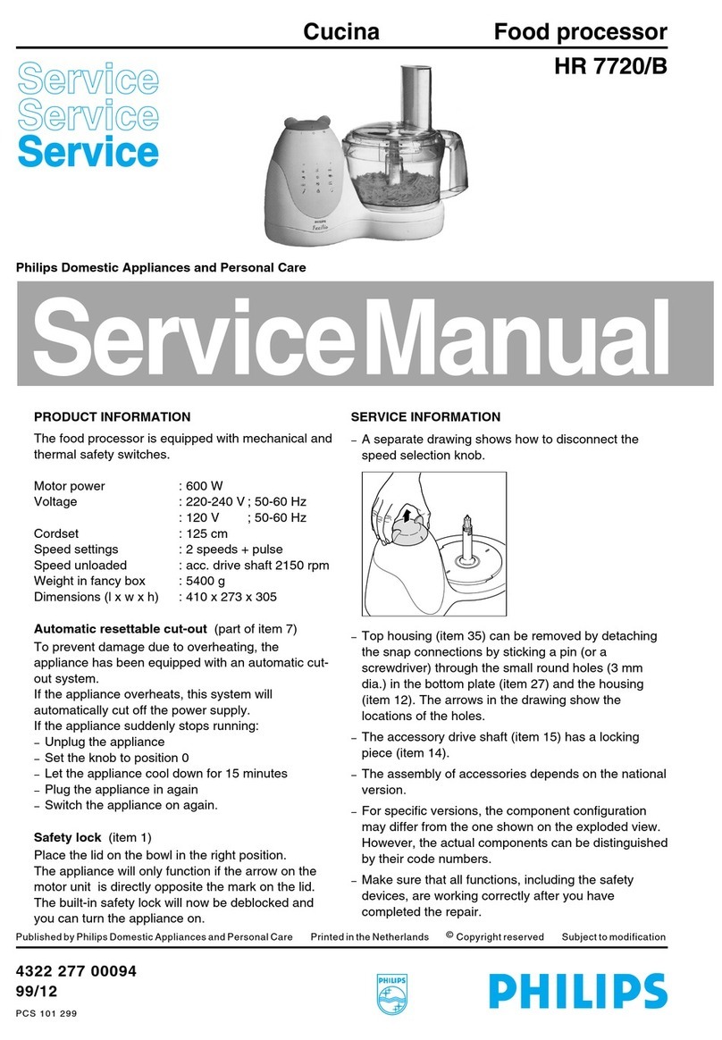 Philips HR 7720/B User manual