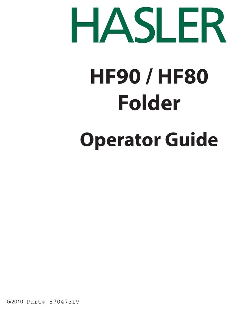 Hasler HF90 Operator's guide