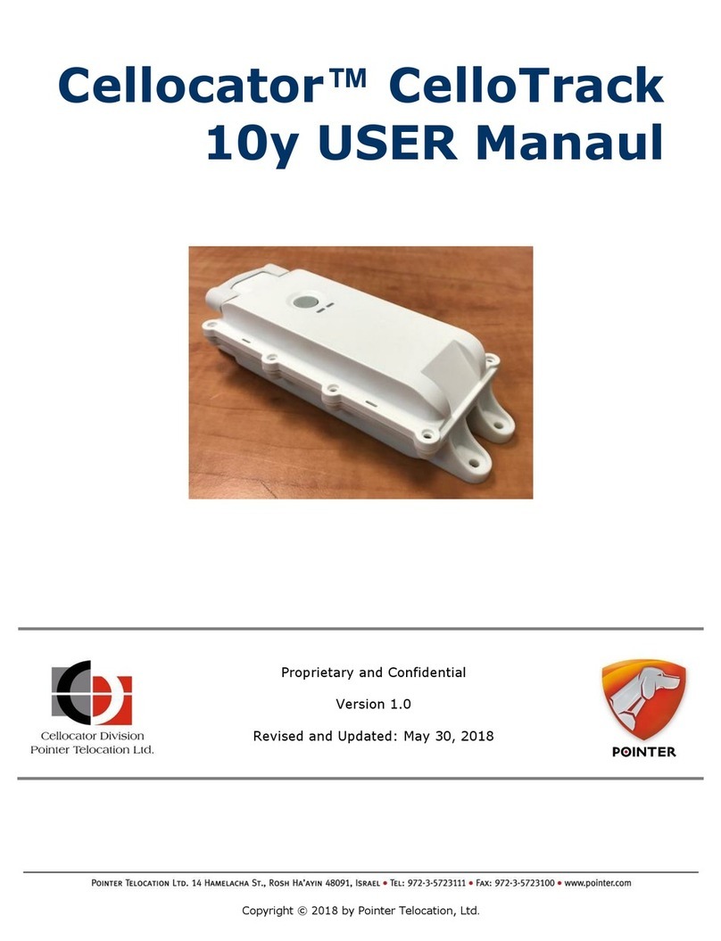Pointer Cellocator CelloTrack 10Yu user manual