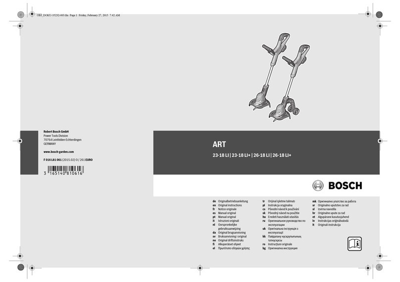 Bosch ART 23-18 LI+ instructions