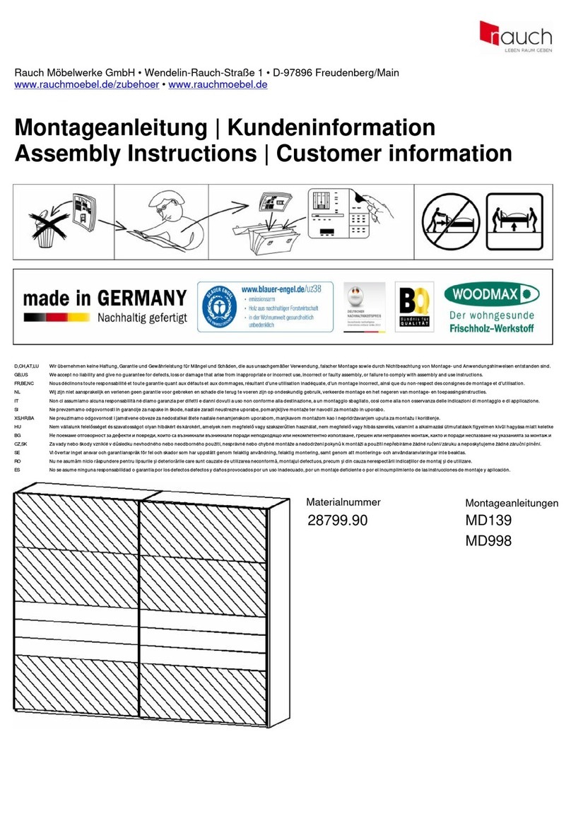 Rauch MD139 Assembly instructions