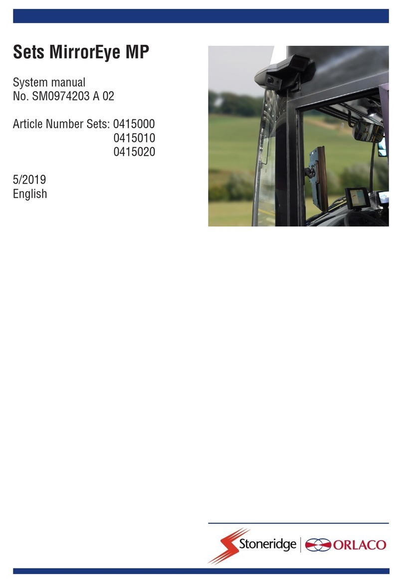 Stoneridge ORLACO Sets MirrorEye MP User guide