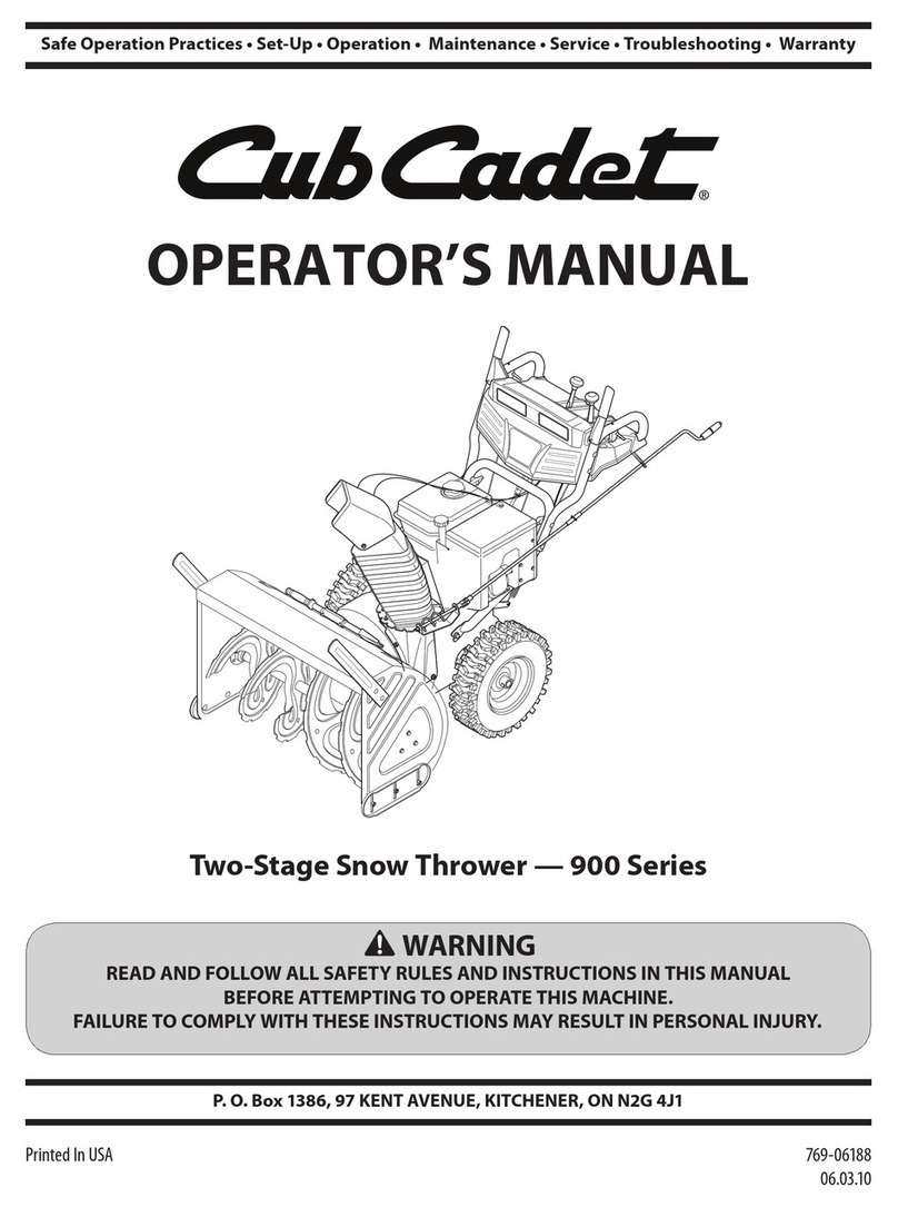 Cub Cadet 31AH957V596 User manual