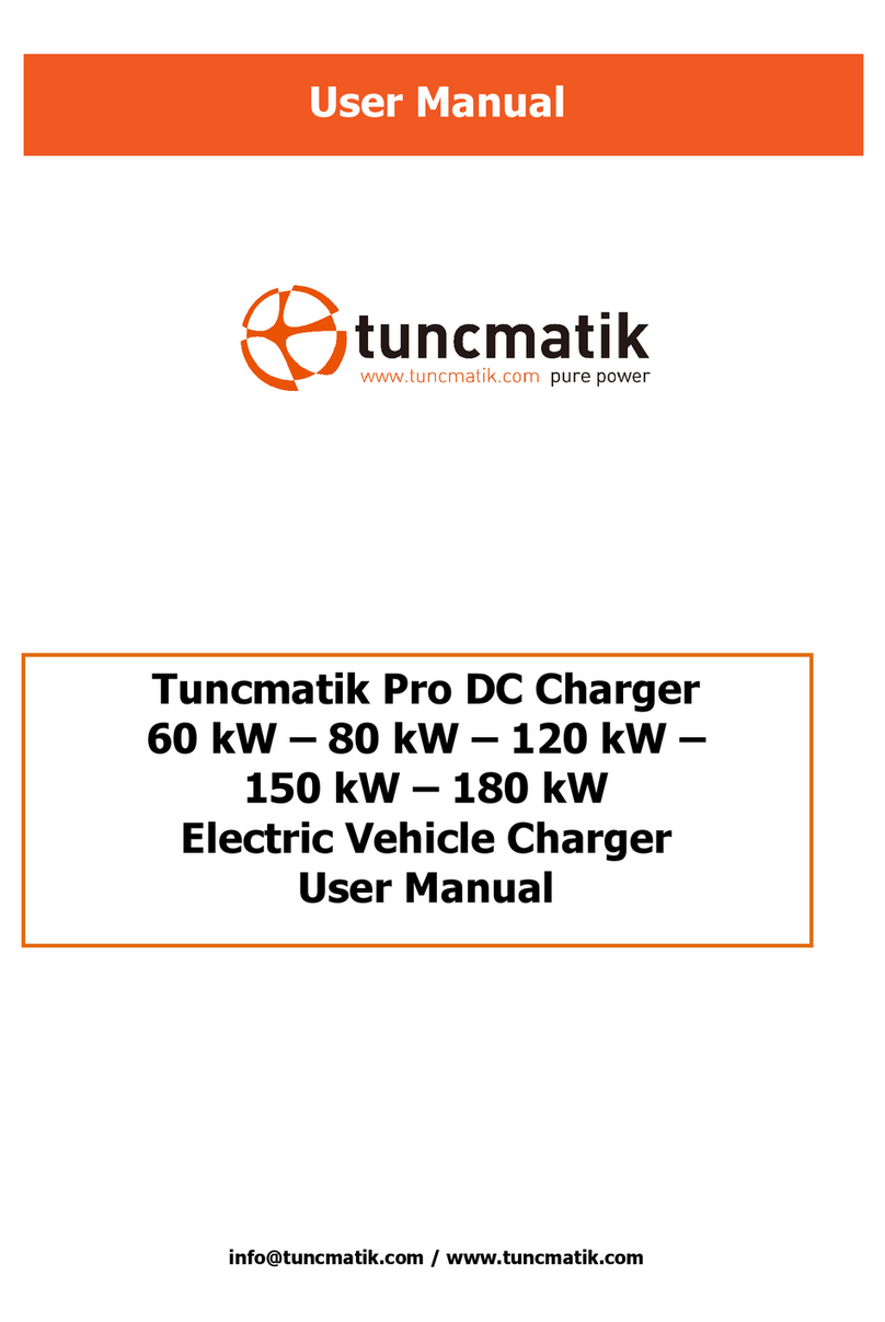 Tuncmatik PRO DC CHARGER 60 kW User manual