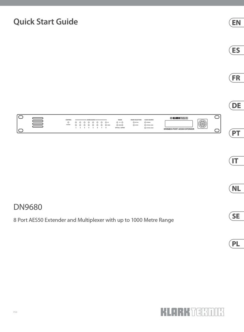 Klark Teknik DN9680 User manual