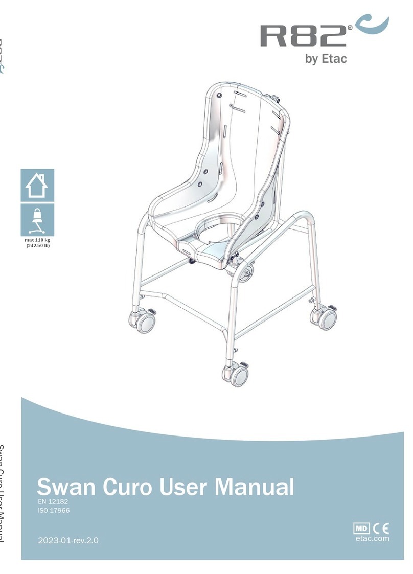 Etac R82 Swan Curo user manual