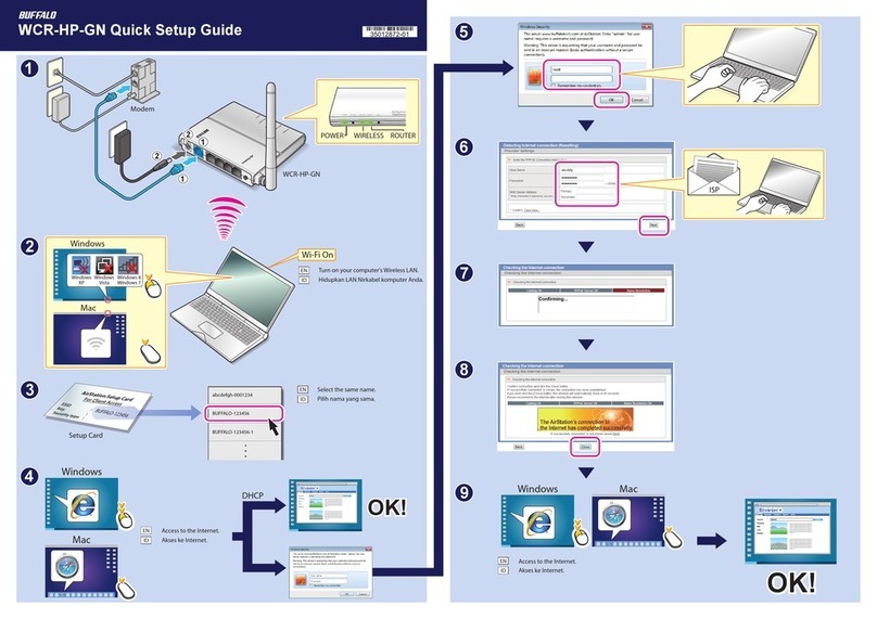 Buffalo WCR-HP-GN User manual