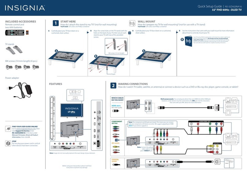 Insignia NS-32D420NA16 User manual