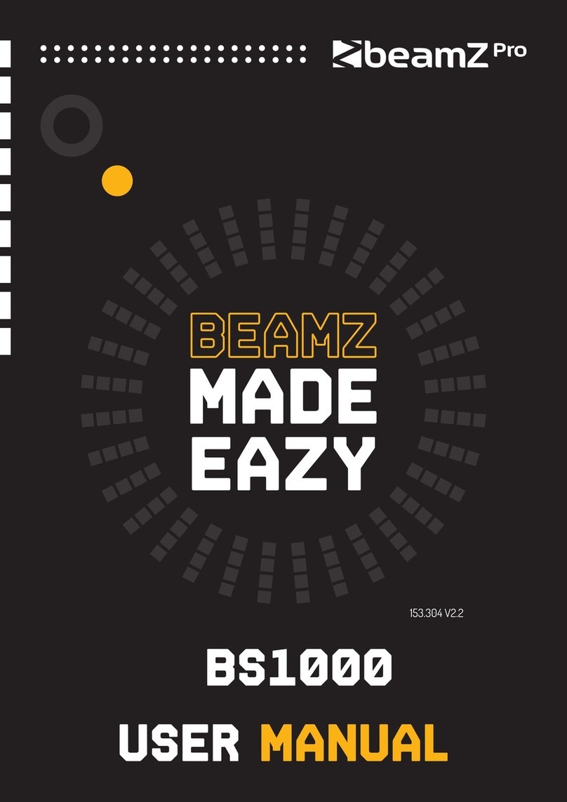 Beamz BS1000 user manual