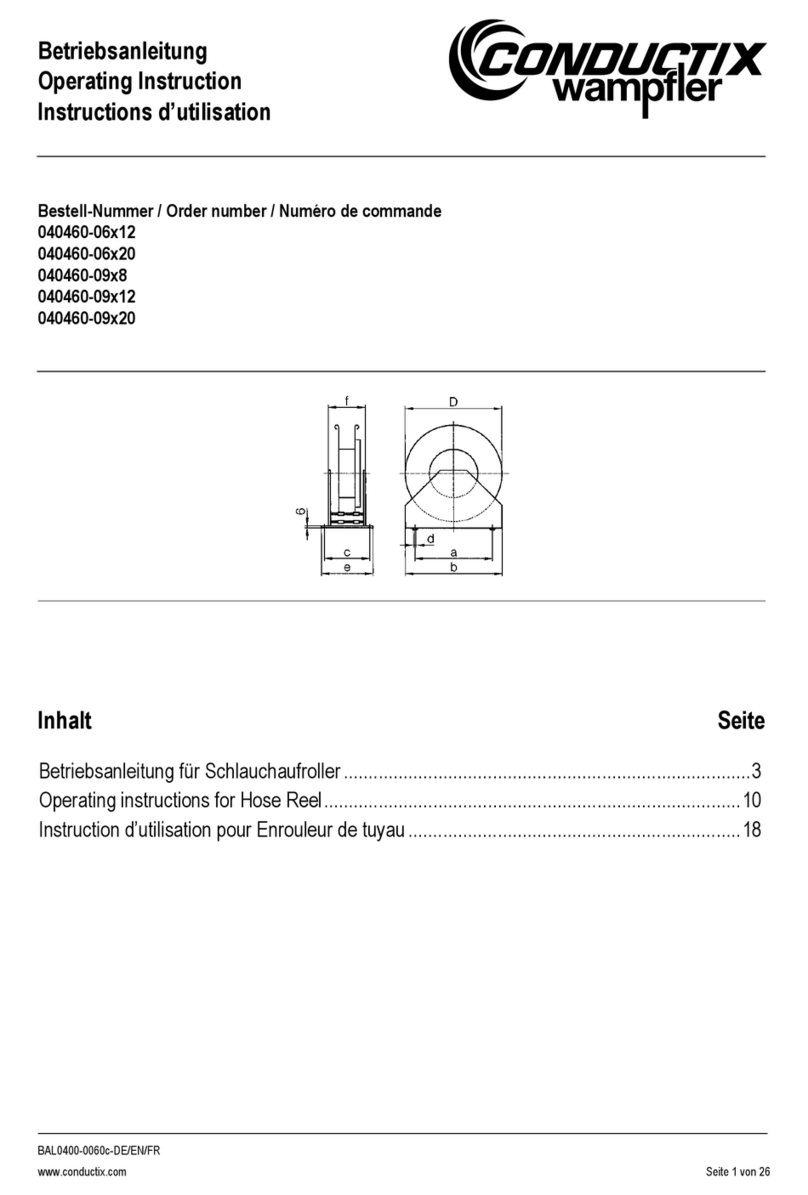 Conductix-Wampfler 040460-06x12 User manual