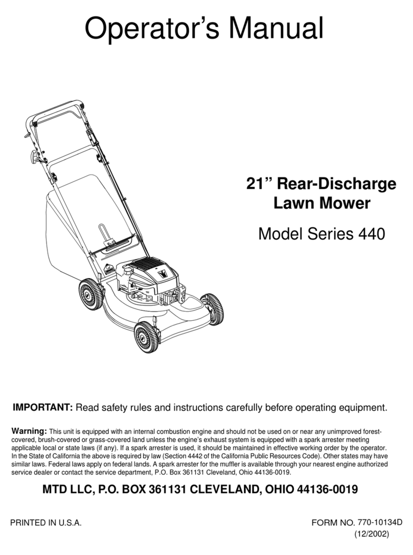 MTD 12A-446U729 User manual