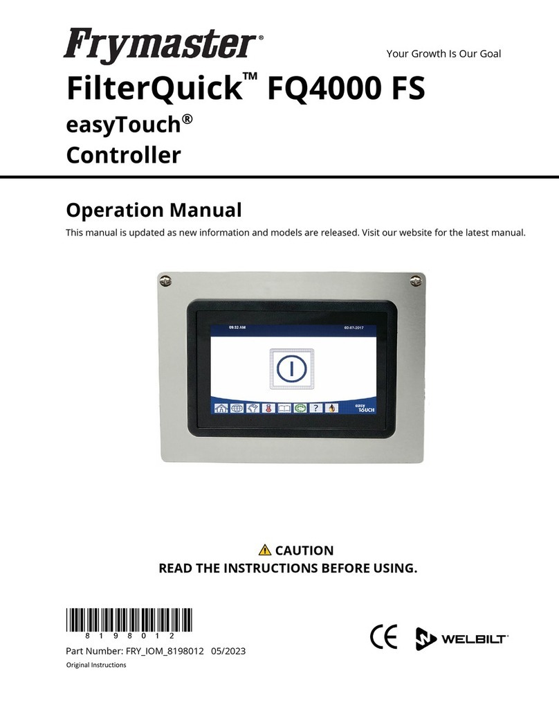 Welbilt Frymaster FilterQuick FQ4000 FS User manual