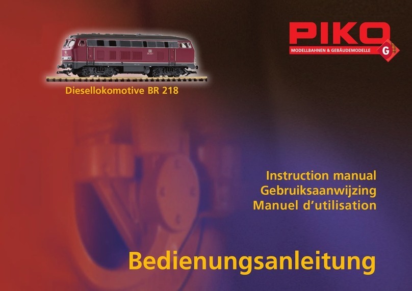 PIKO BR 218 instruction manual