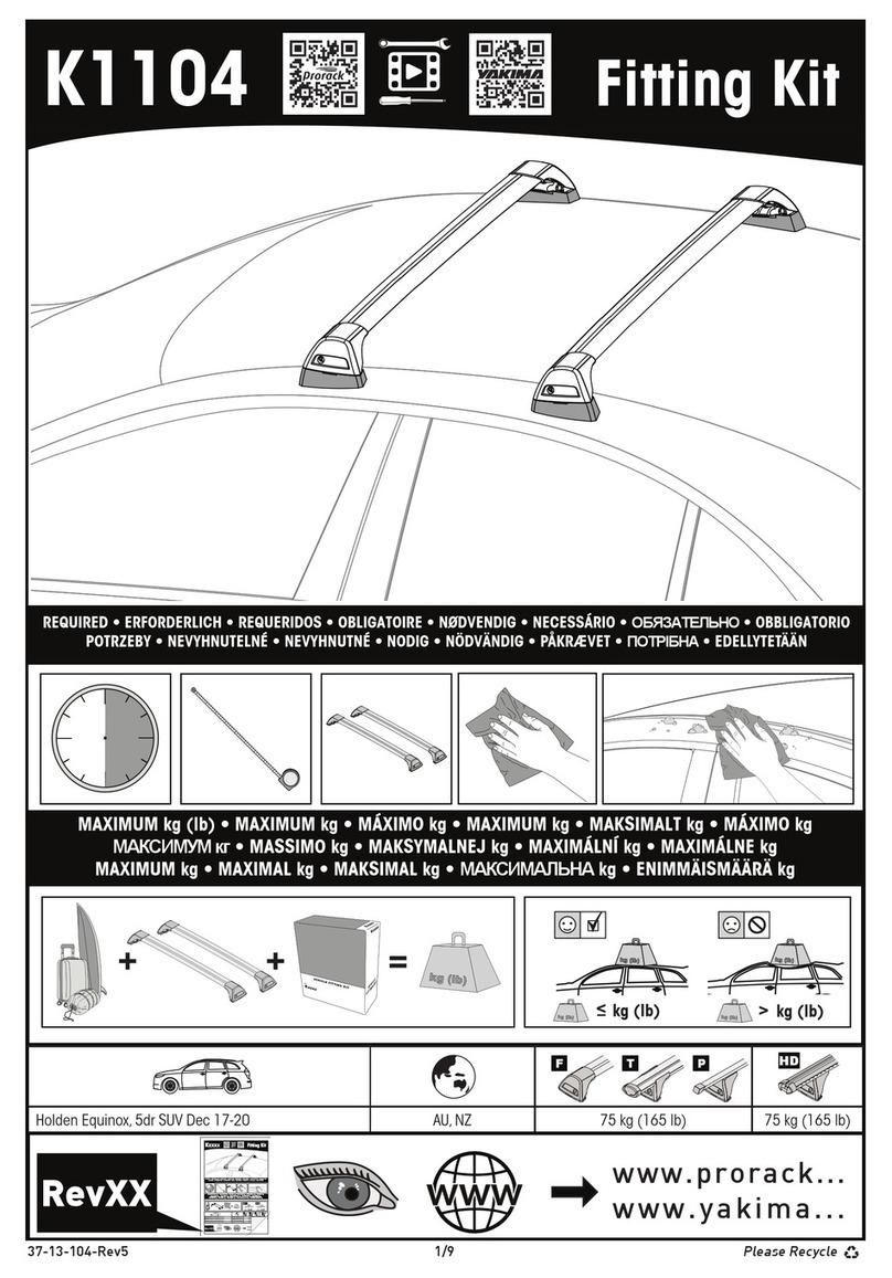 Prorack K1104 User manual