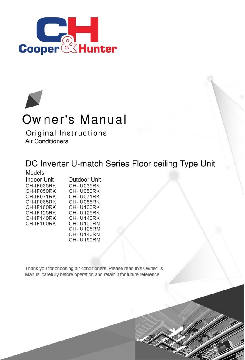 Cooper & Hunter CH-IF035RK User manual