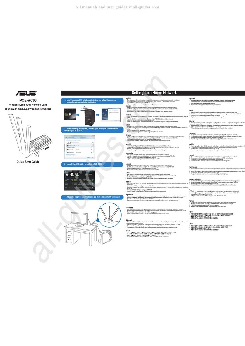 Asus PCE-AC66 User manual