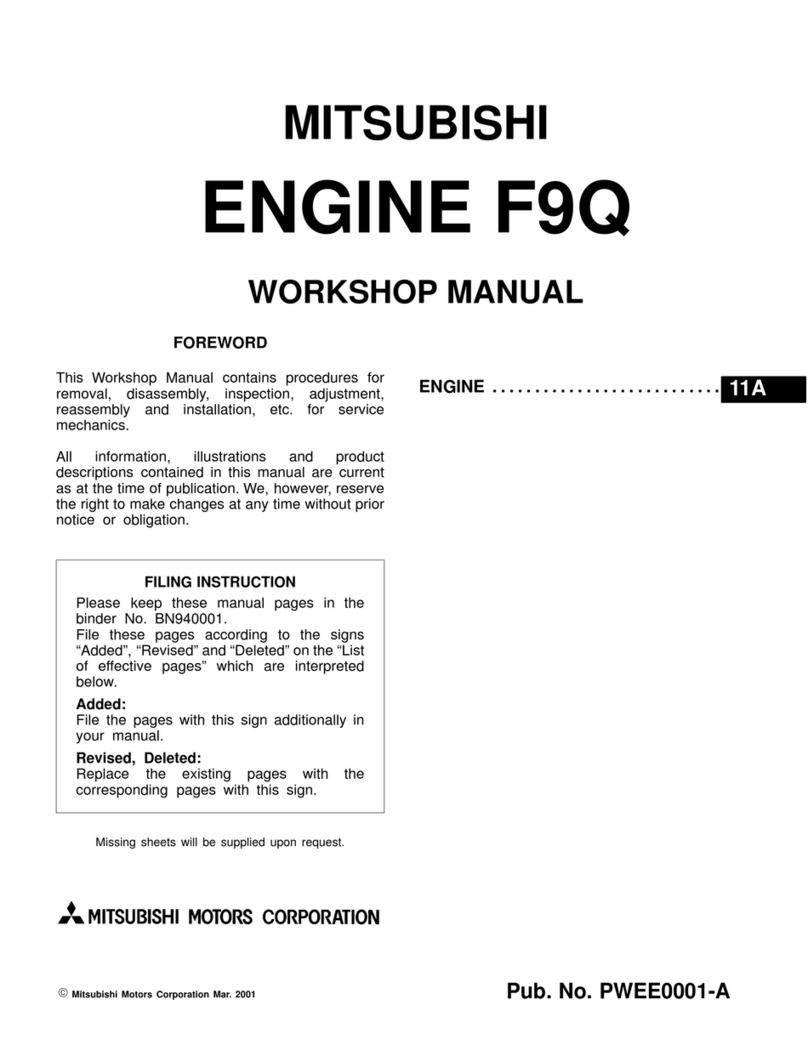 Mitsubishi F9Q2 Instruction manual