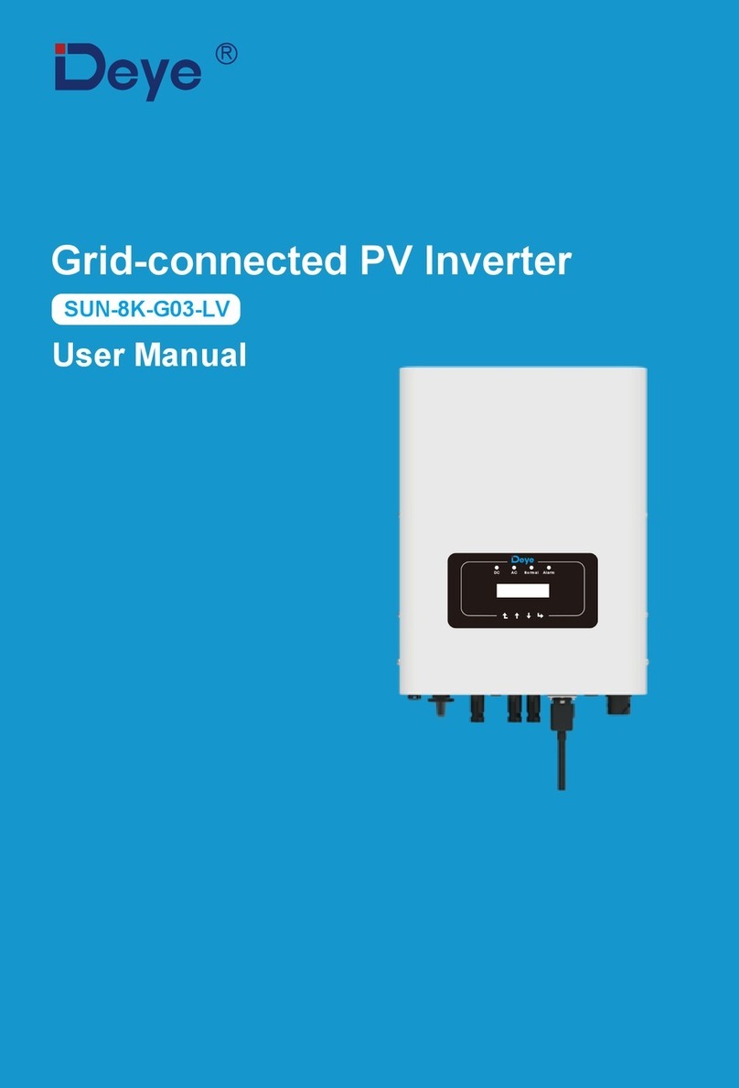 Deye SUN-8K-G03-LV user manual
