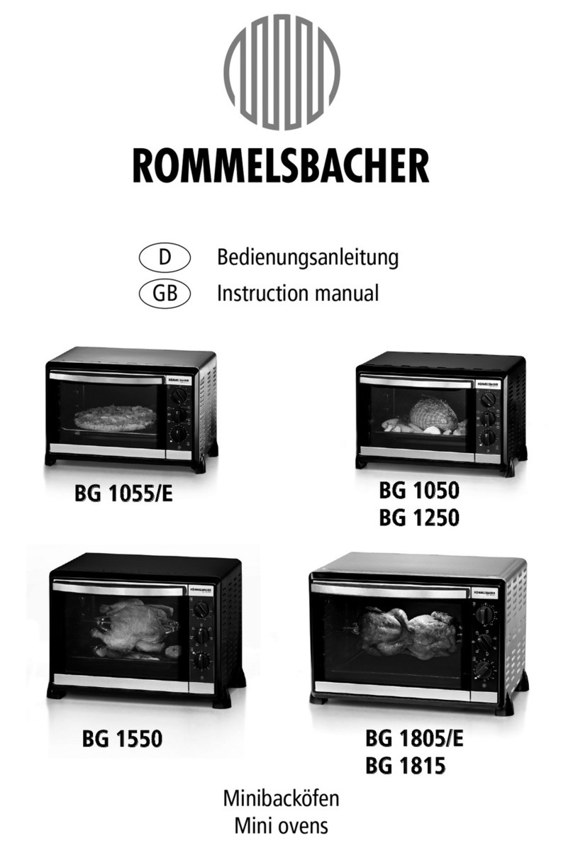 Rommelsbacher BG 1815 instruction manual
