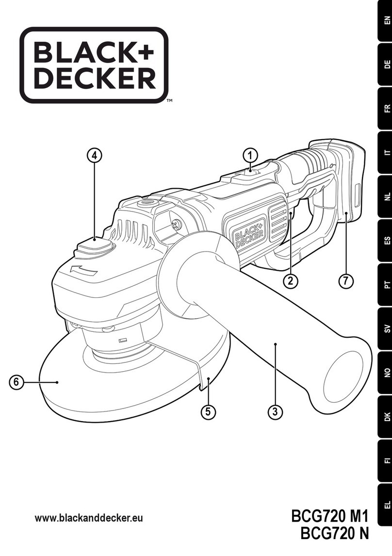 Black & Decker BCG720 M1 manual