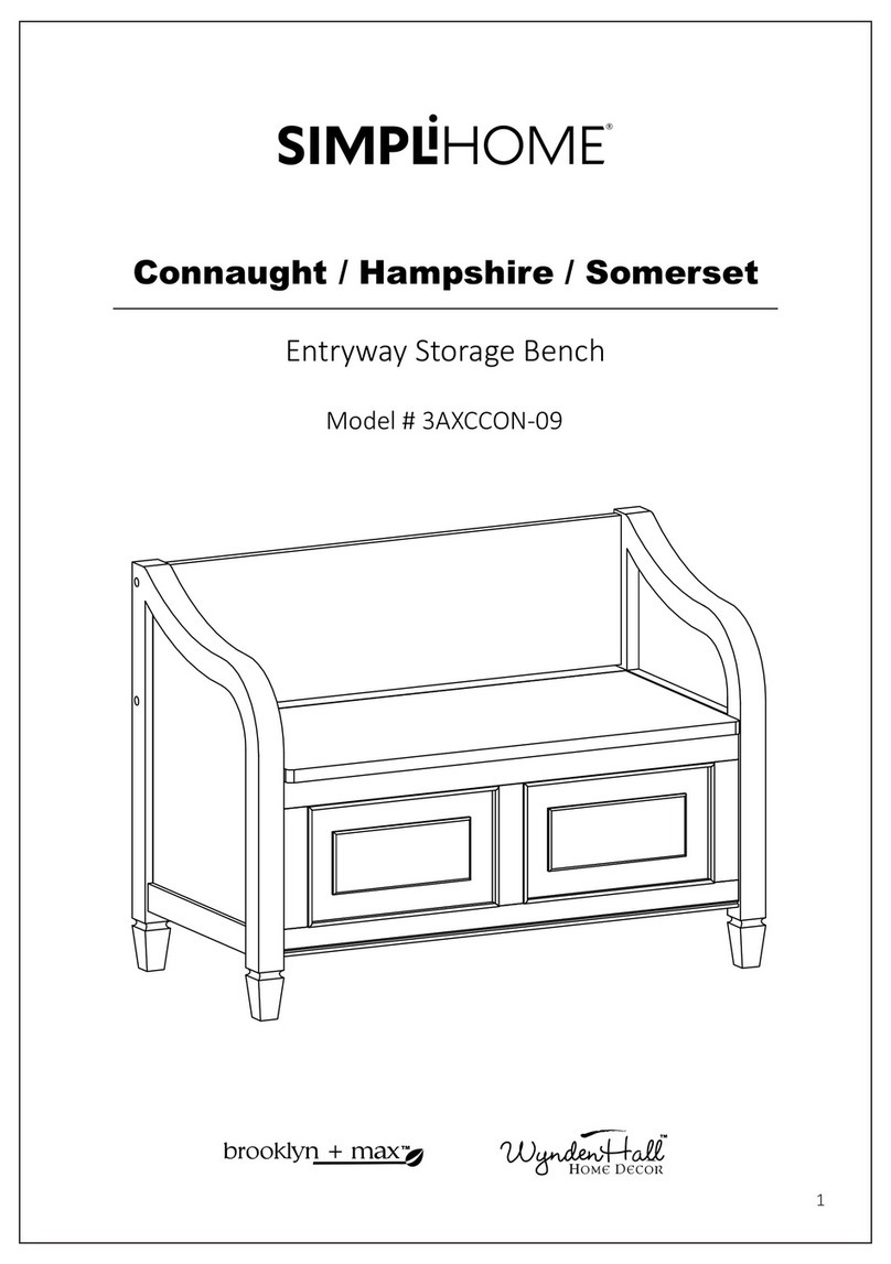 Simpli Home Connaught 3AXCCON-09 User manual