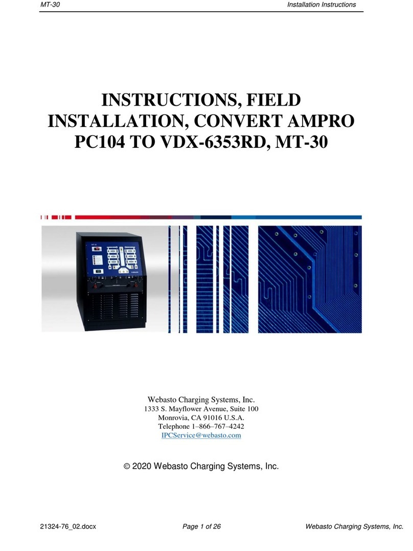Webasto MT-30 User manual