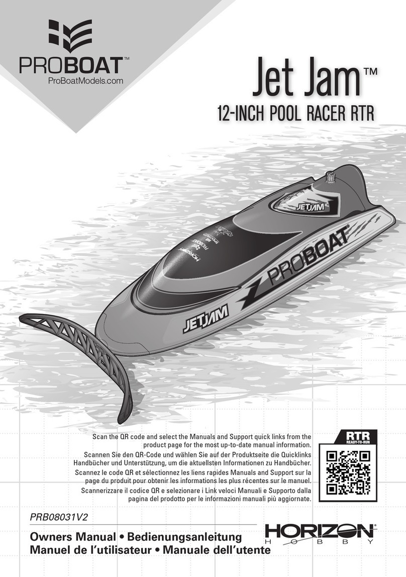Horizon Hobby ProBoat Jet Jam PRB08031V2 owner's manual Horizon Hobby ProBoat Jet Jam PRB08031V2 owner's manual