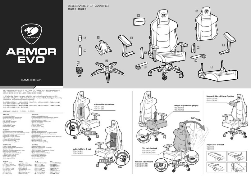 COUGAR ARMOR EVO Assembly Drawing