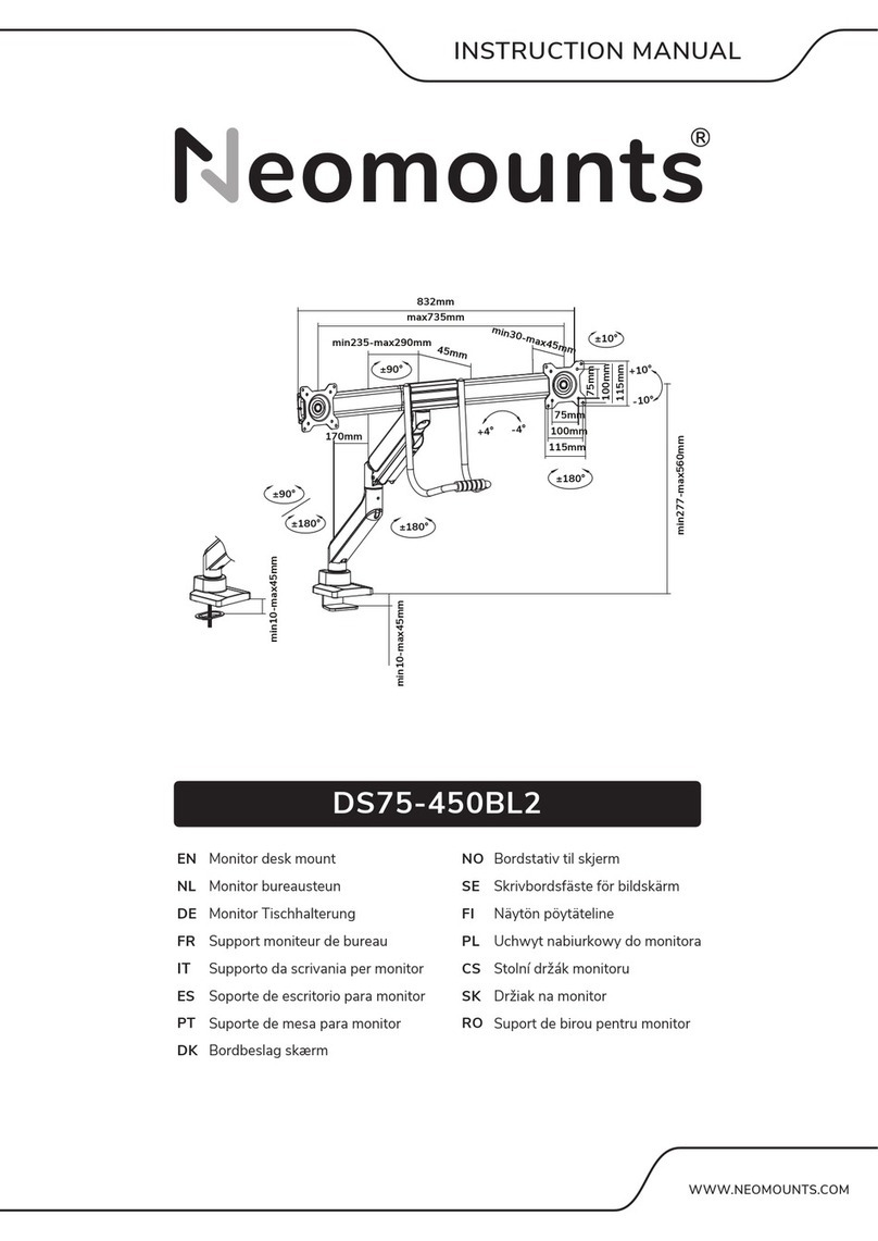 NeoMounts DS75-450BL2 User manual