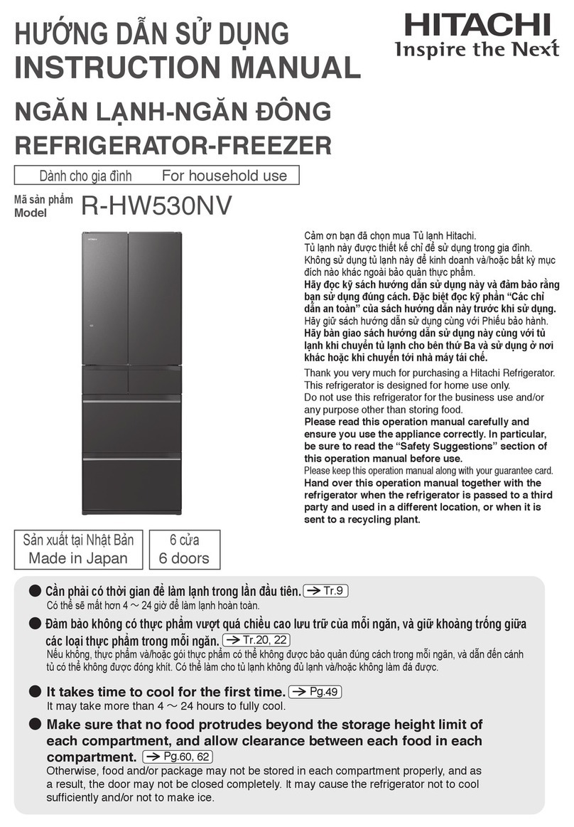 Hitachi R-HW530NV instruction manual Hitachi R-HW530NV instruction manual
