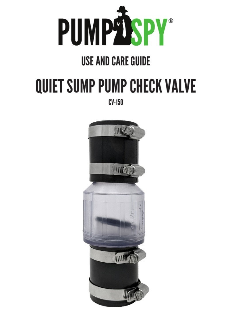 PumpSpy CV-150 User manual