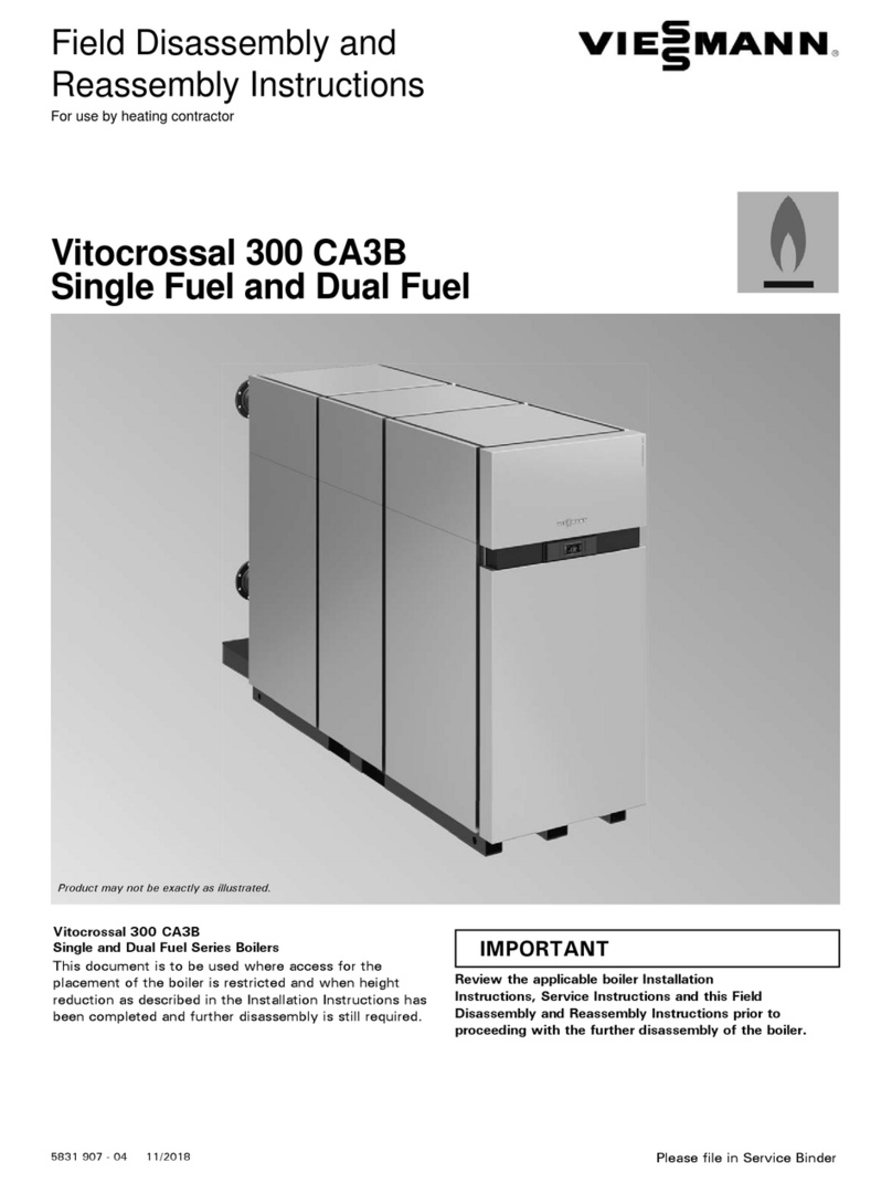 Viessmann Vitocrossal 300 CA3B Installation instructions Viessmann Vitocrossal 300 CA3B Installation instructions