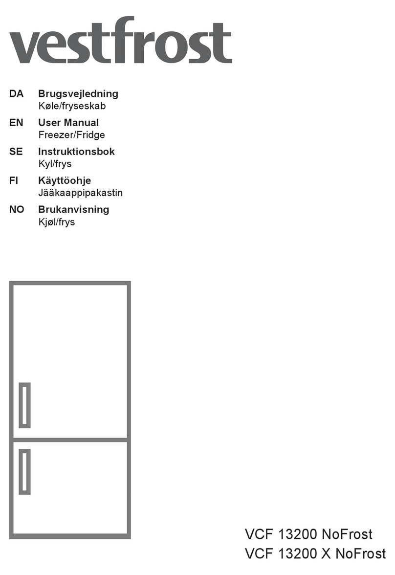 Vestfrost VCF 13200 NoFrost User manual
