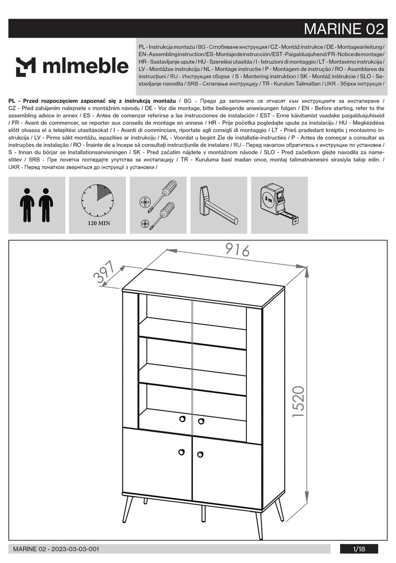 mlmeble MARINE 02 Assembling Instruction